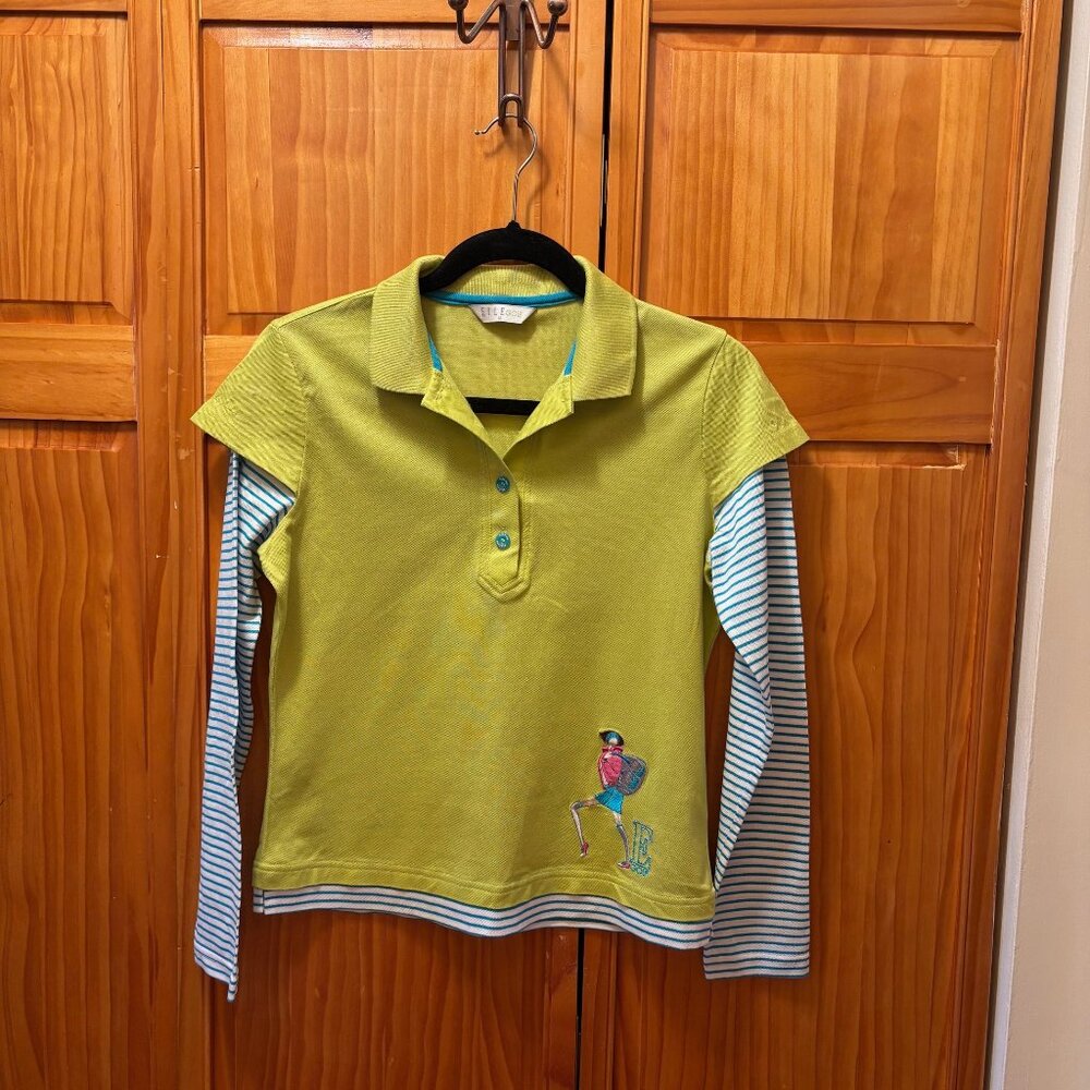 Elle Golf Womens Long Sleeve Shirt Size S